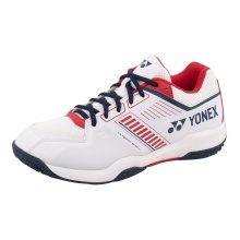 Yonex Buty do badmintona Strider Flow Wide 2024 biało/czerwone męskie